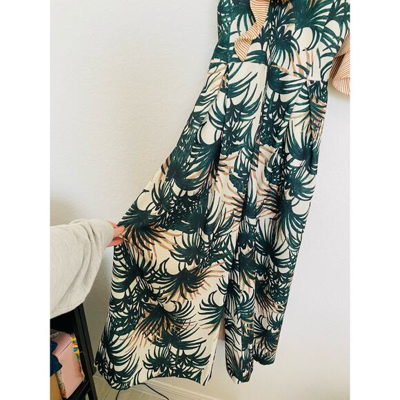 Patbo Wide leg Jumpsuit Tropical Palm 10 - Picture 7 of 7